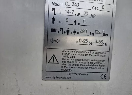 HIGHFIELD - HIGHFIELD CL 340 - 7