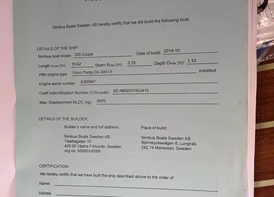 NIMBUS - NIMBUS 335 COUPE - 21