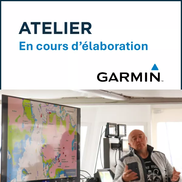 Atelier Garmin au salon nautique du Mille Sabords Bretagne